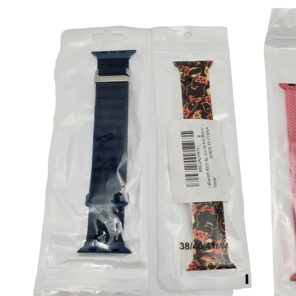 Lot of 9 Sport Watch Bands 38/40/41 mm Variety Mixed